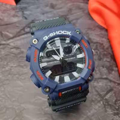 ساعت مچی مردانه و پسرانه کاسیو جی شاک بند رزین casio g shock