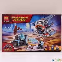 اسباب بازی لگو  سفینه کوچک نگهبانان کهکشان supreme hero برند BELA کد 10835