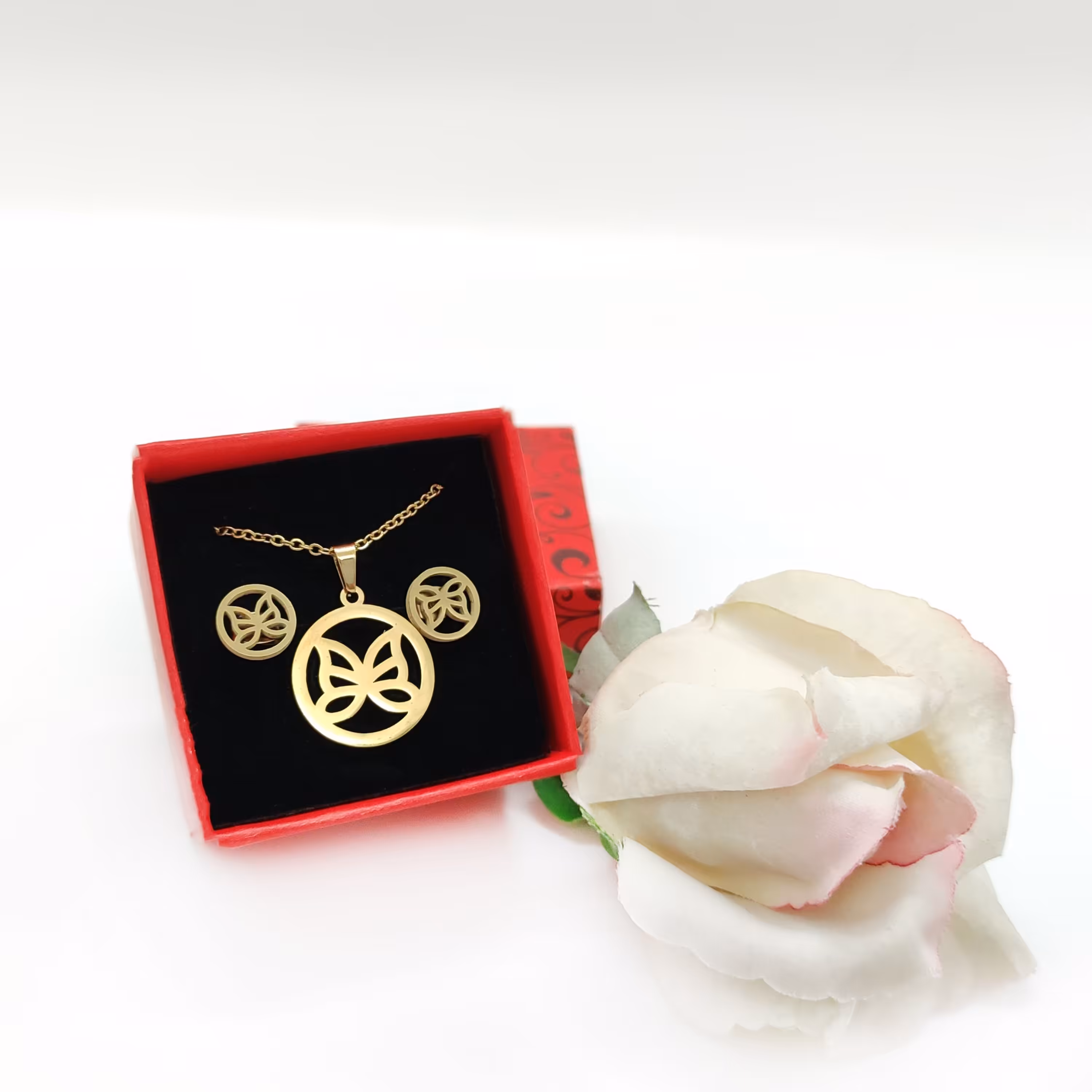 نیم ست زنانه مدل پروانه 3