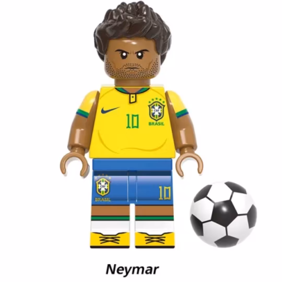 لگو فوتبالی نیمار با توپ برزیل g0023