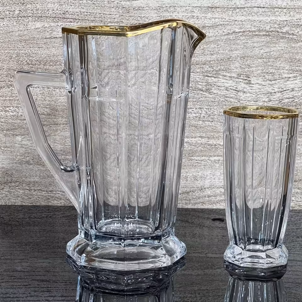 سرویس پارچ و لیوان لب طلا برند استیج 