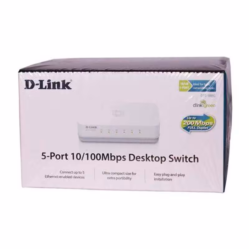 سوئیچ شبکه 5 پورت دی لینک D-link DES-1005C