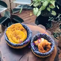 سبد نان وسبزی ارغوان مدل هانا مجموعه دو عددی 