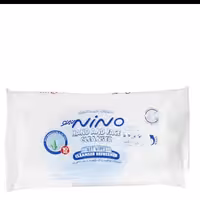 دستمال مرطوب نینو پاک کننده دست و صورت (جیبی 10تایی) 