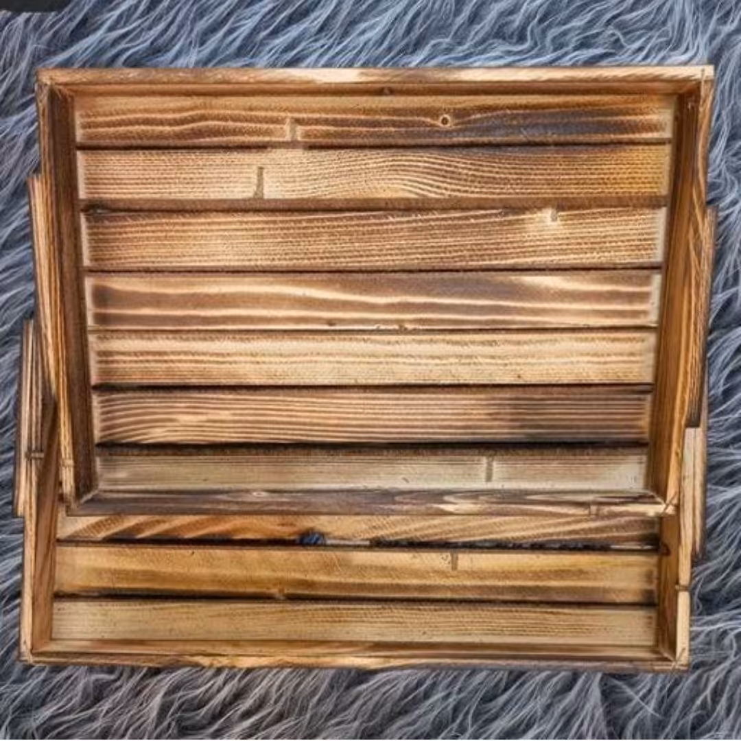 سینی چوبی جفتی الیزه 