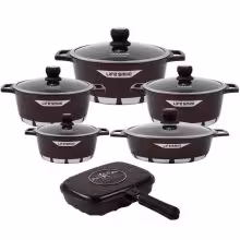 سرویس قابلمه 12پارچه لایف اسمایل