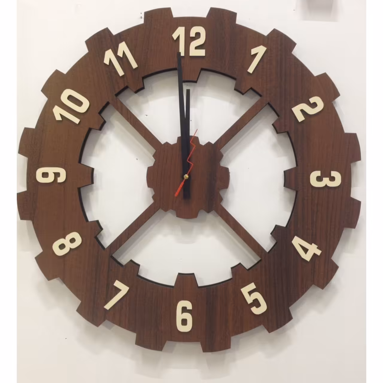 ساعت ديواری طرح چرخ دنده