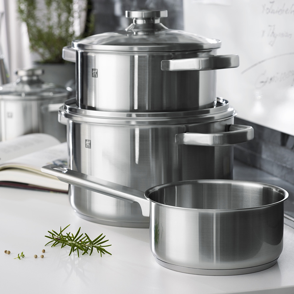 سرویس قابلمه استیل 3 پارچه زولینگ مدل جوی ZWILLING Joy Cookware, Set of 3