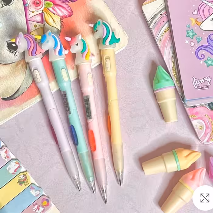 مداد نوکی 0.5 چراغ دار یونیکورن لوازم تحریر کلاسیک