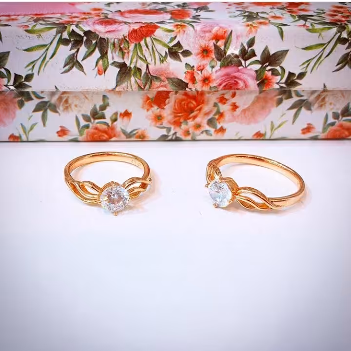 انگشتر جواهری تک نگین مارک ژوپینگ