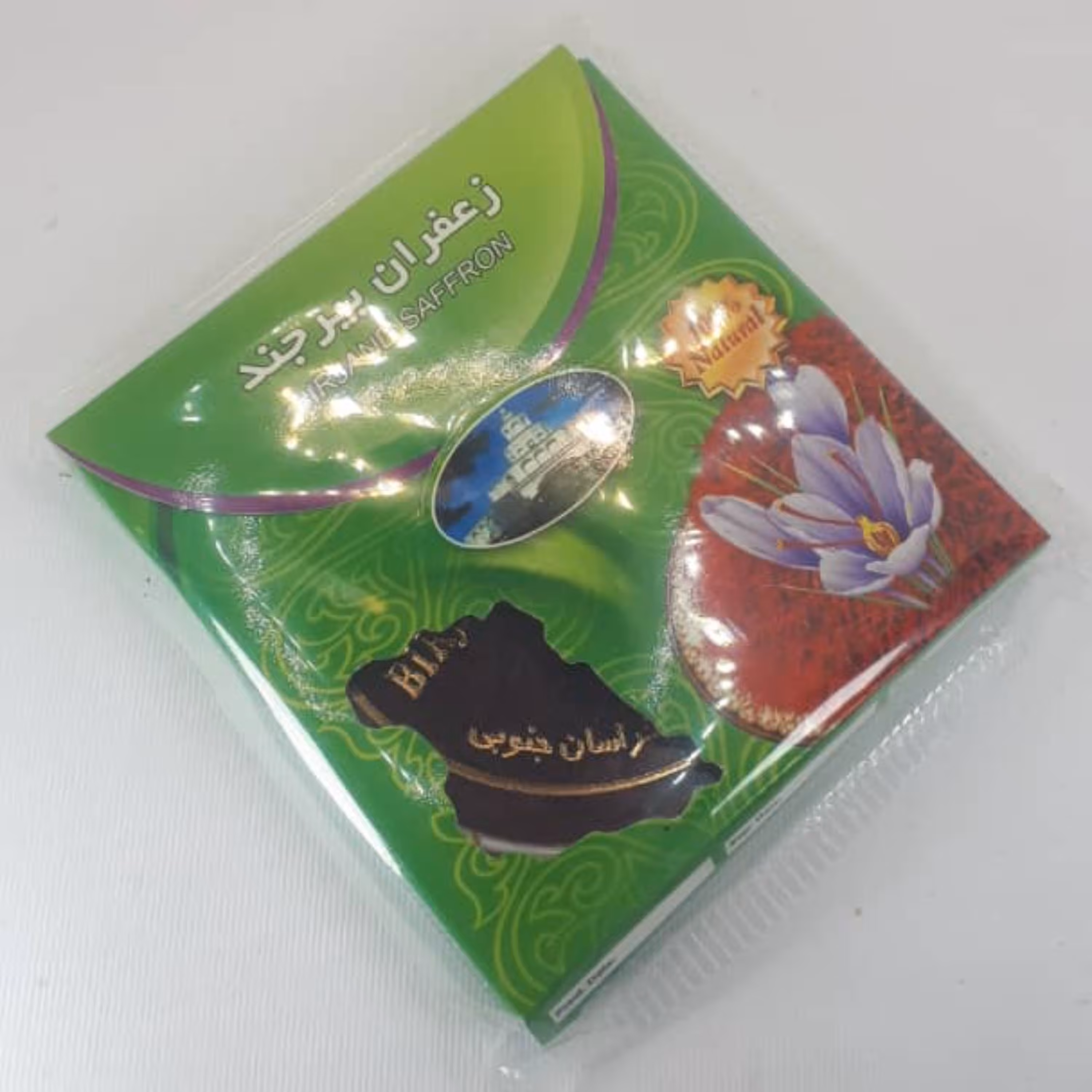 زعفران سرگل غیر شکسته بیرجند نیم مثقال بسته بندی قوطی 84 هزار تومان