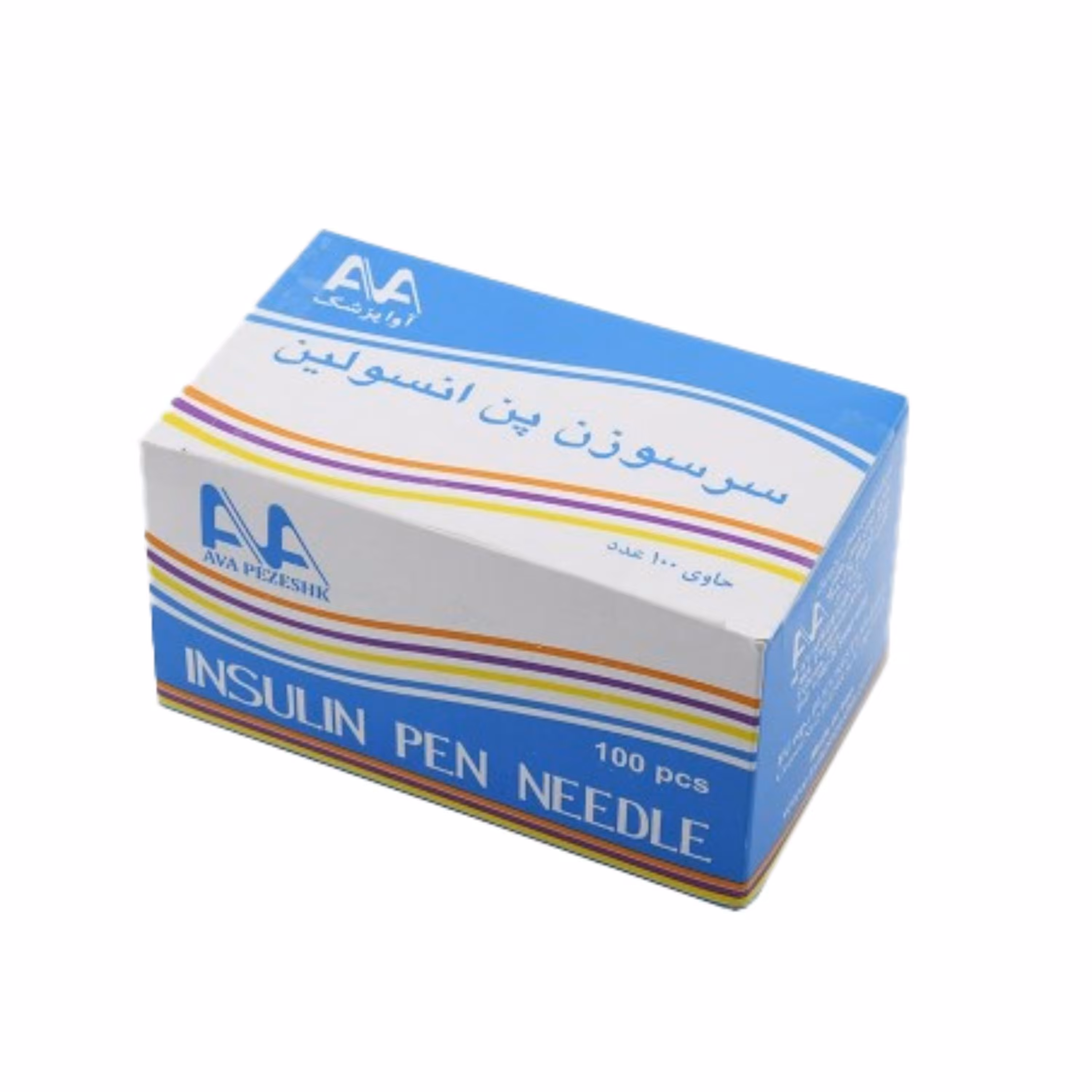 سوزن قلم انسولین آوا G31 سوزن 6 میلی متر بسته 100 عددی