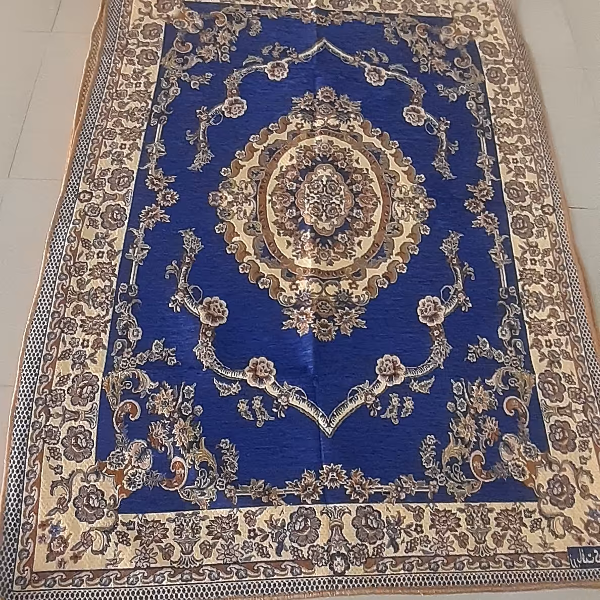 روفرشی آبی فیروزه ای3 متری مخمل