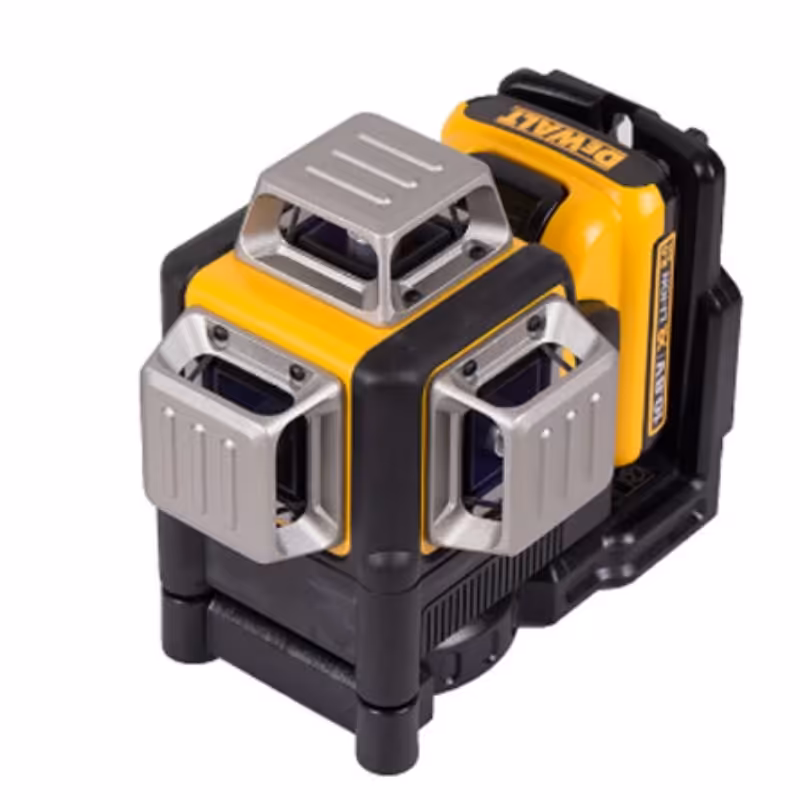 تراز لیزری دیوالت تیپ یک سه بعدی کاملا صنعتی همراه با 2عدد باطری 12 ولت و جعبه قابل حمل محکم Dewalt3D