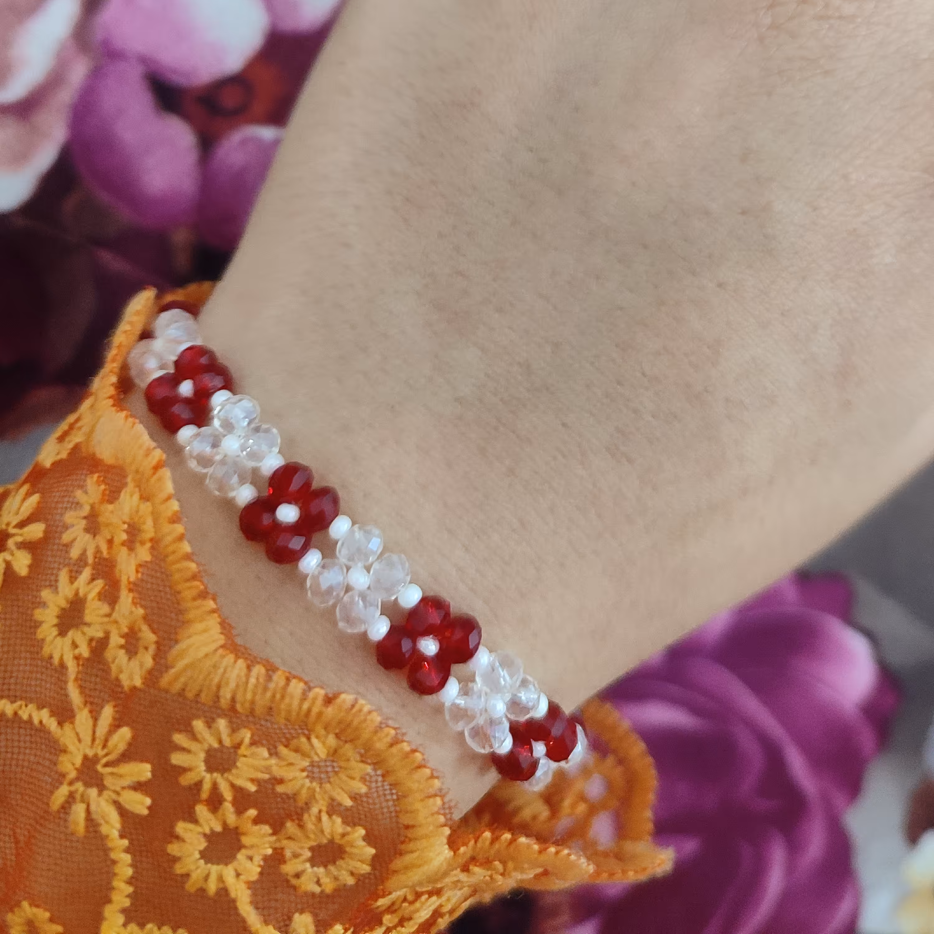 دستبندِ تک کریستال مدل یک