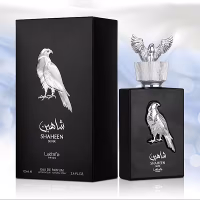 عطر ادکلن مردانه لطافه پراید شاهین سیلور (نقره ایی) - پخش بو و ماندگاری عالی - هولوگرام اورجینال