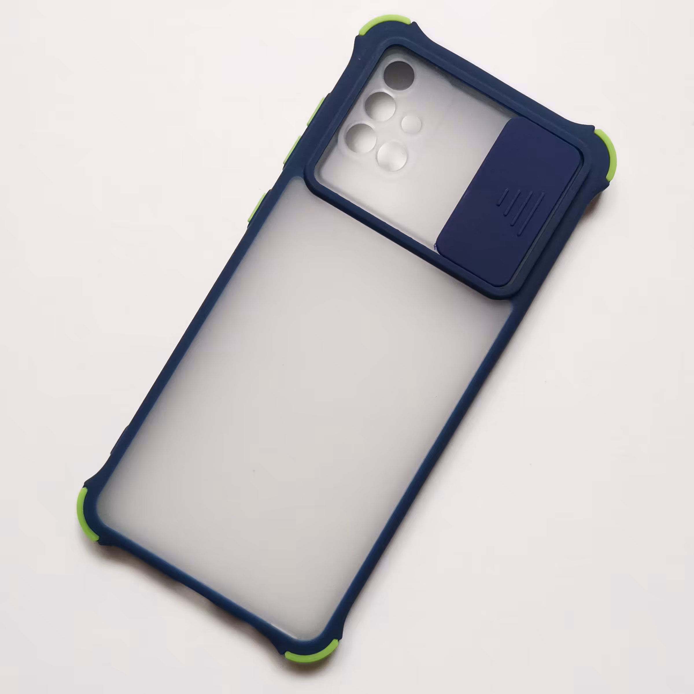 قاب پشت مات کشویی سرمه ای گوشی سامسونگ A71