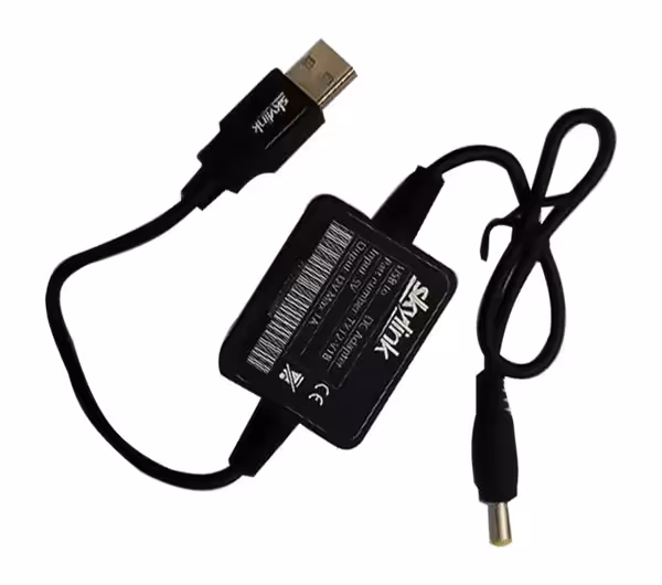 آداپتور 9 ولت 1 آمپر فیش USB به نرمال