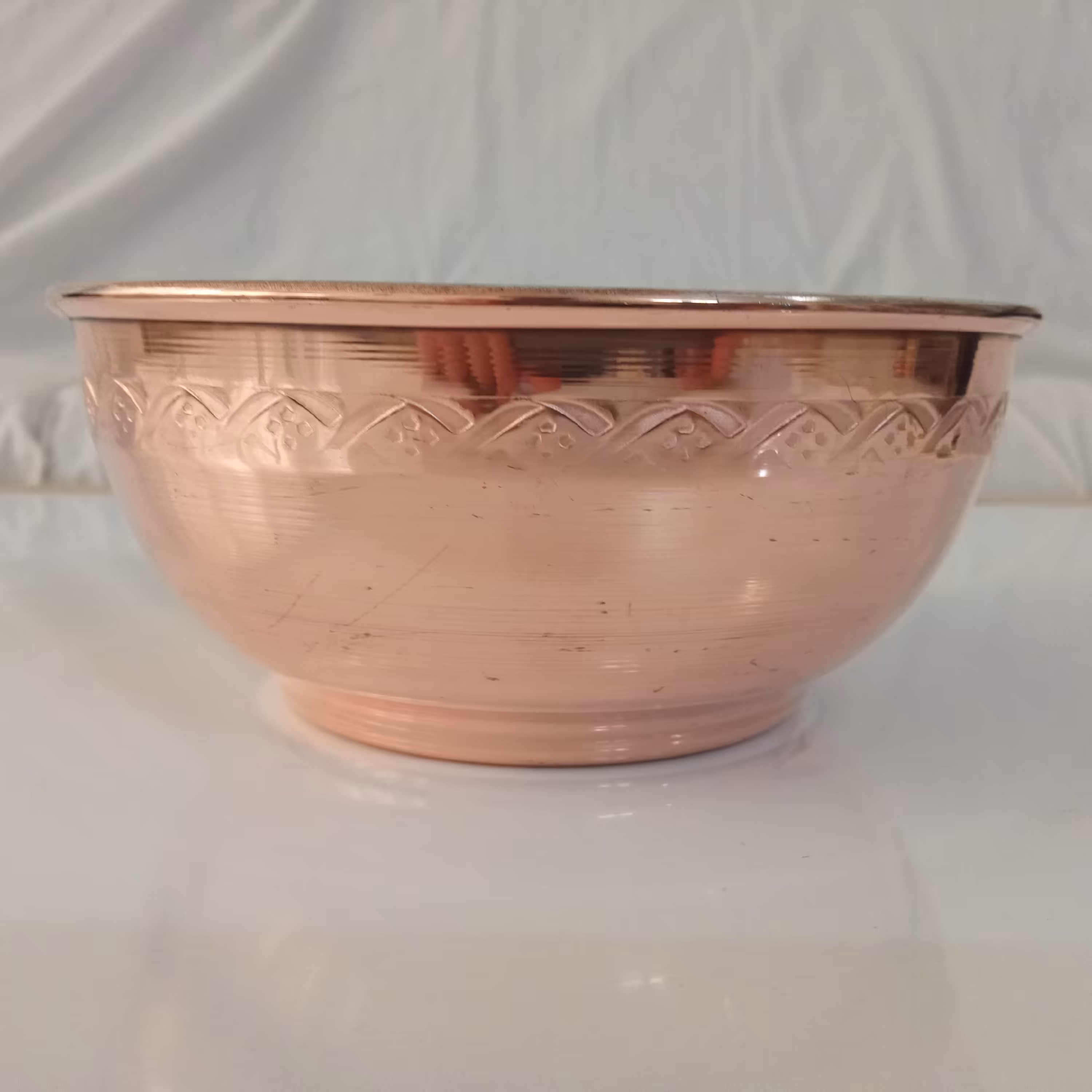 کاسه مسی آبگوشت خوری زنجان طرح جدید- 220 گرم
