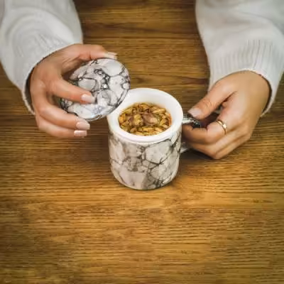 ماگ سرامیکی بومی مدل آبرنگی کد 002