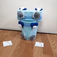 سطل و جا دستمالی