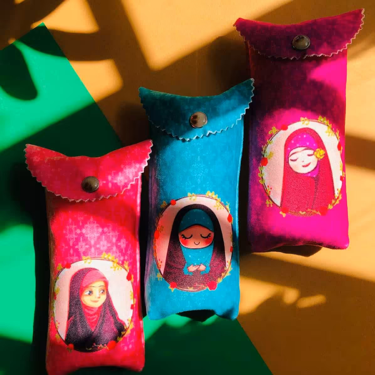 جامدادی مخمل دخترونه