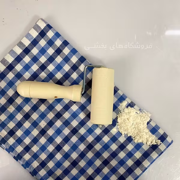 وردنه چوبی مدل غلتکی کوچک