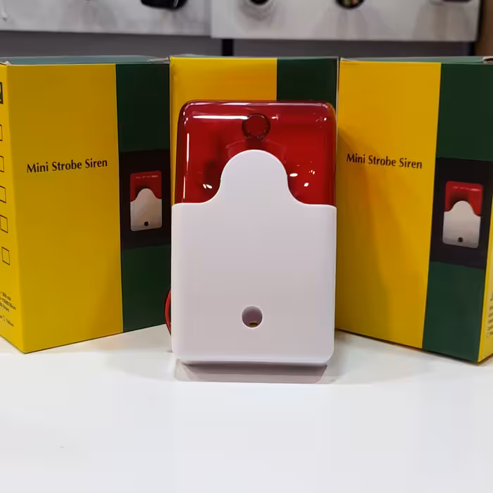 آژیر فلاشر - آژیر با صدای عالی همراه چراغ و فلاشر برای دزدگیر اماکن و ...