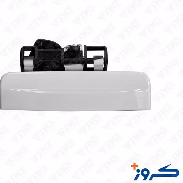 مجموعه دستگیره بیرونی درب جلو راست سمند سورن سفید کروز

