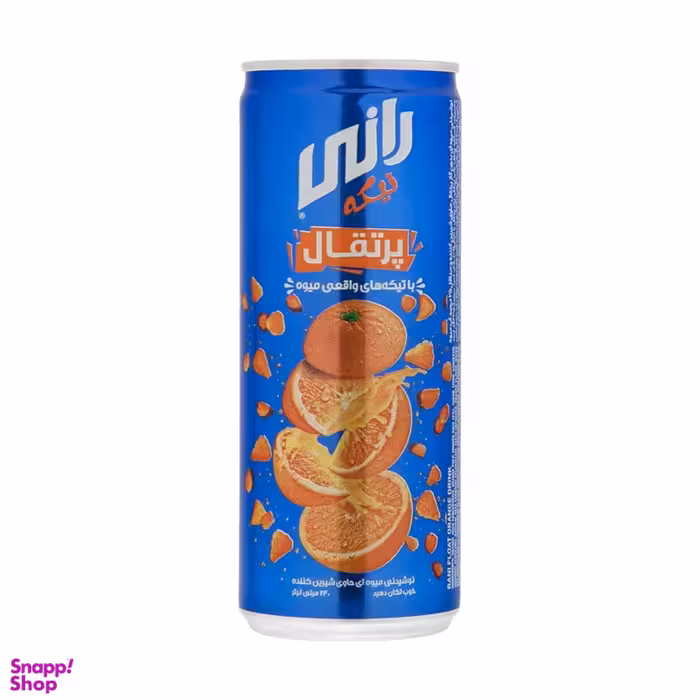 نوشیدنی بدون گاز پرتقال رانی حجم ۲۴۰ میلی لیتر