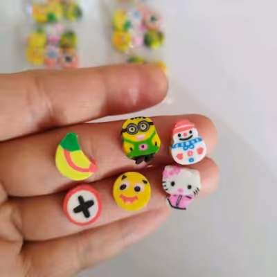 پاککن فانتزی کوچک شش عددی(مناسب برای جوایز مدرسه)