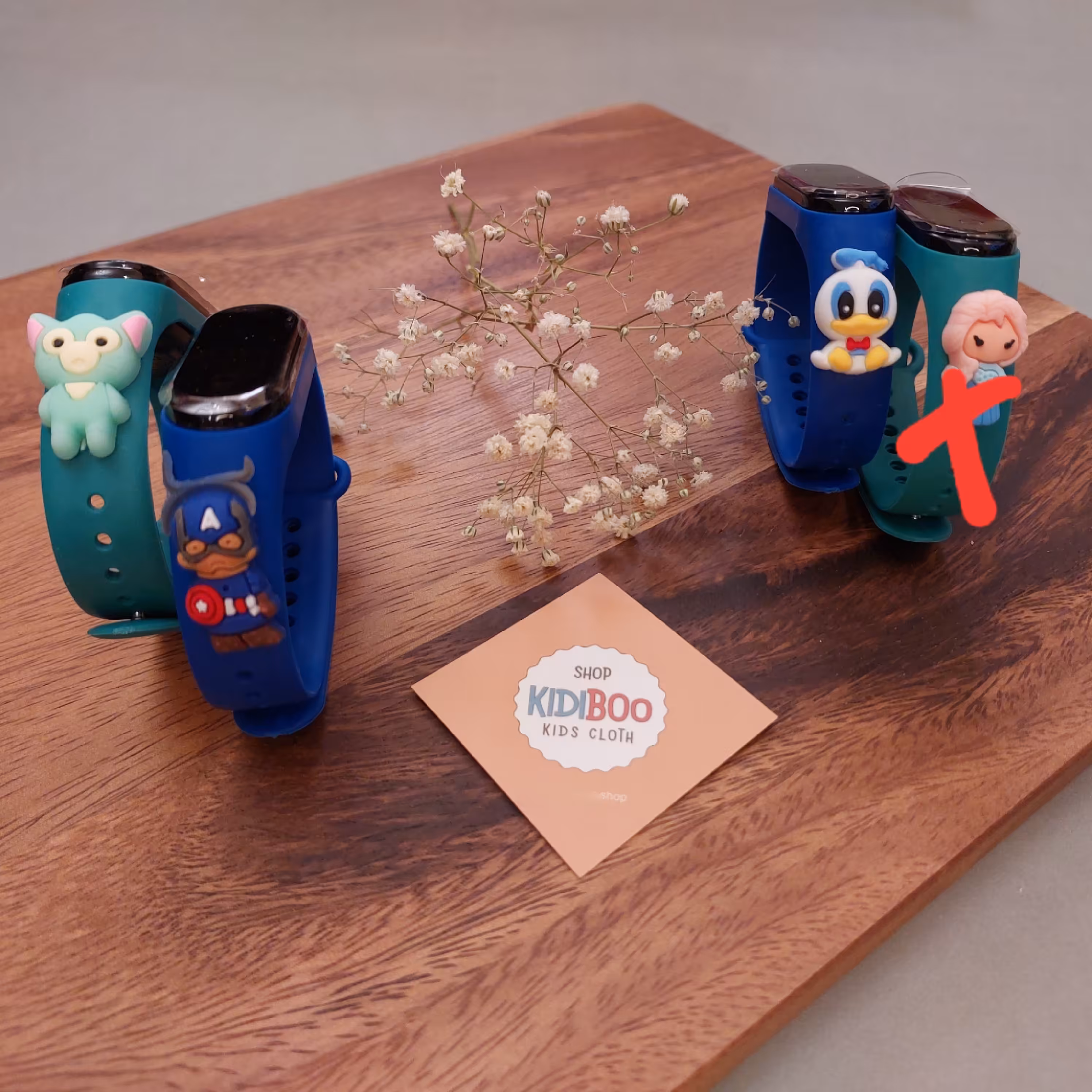 ساعت لمسی فانتزی دخترانه و پسرانه با قابلیت تنظیم ساعت و تاریخ مناسب رده سنی 2 تا 8 سال