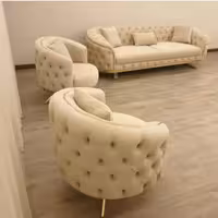 مبل صدفی جدید 8نفره با رنگ بندی