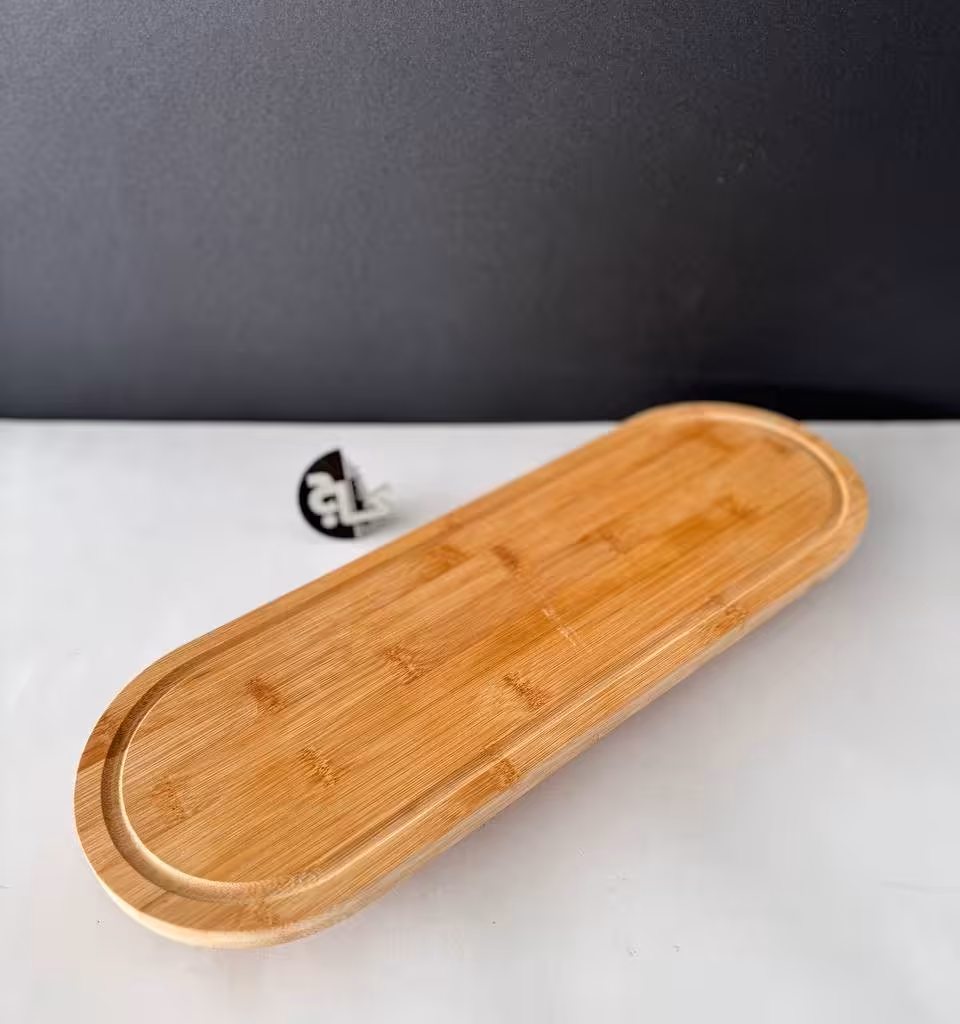 رولت خوری بامبو  بیضی  پایه دار