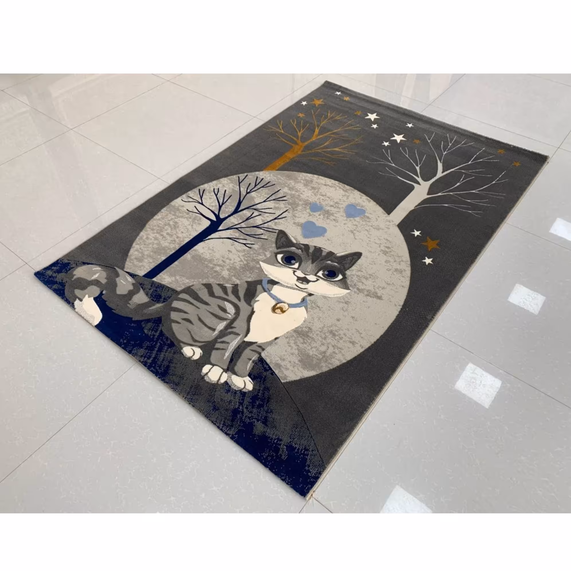 فرش ماشینی کاشان طرح عروسکی تراکم 1800 دخترانه 4 متری