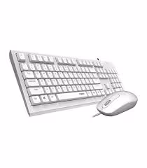 کیبورد و ماوس رپو Keyboard Rapoo X120 PRO سفید