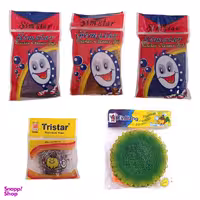 اسکاچ و سیم ظرفشویی کد S.A.M110 مجموعه 5 عددی غیر اصل