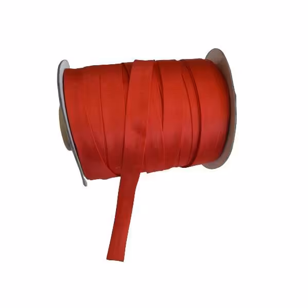 نوار اریب ساتن رنگ قرمز کد OBL-40N طول 30 متر