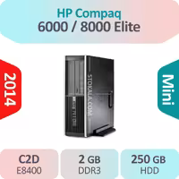 کیس استوک HP Compaq 8000 Elite پردازنده Core 2 Duo سایز مینی