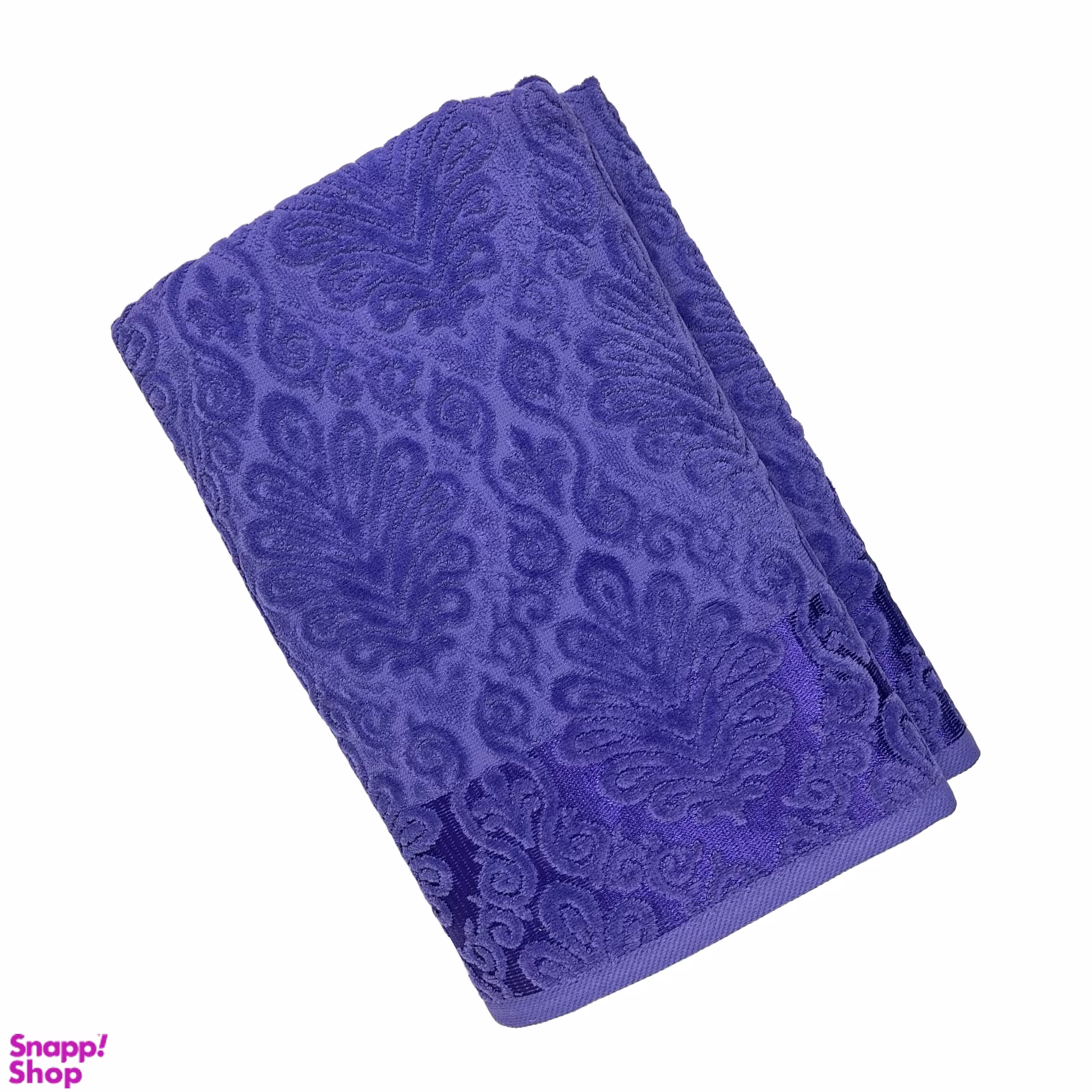 حوله حمام بهباف آذر طرح آکانتوس سایز 100×150 سانتی متر