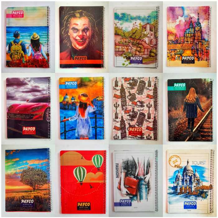 دفتر سیمی 100 برگ کلاسیک پایکو