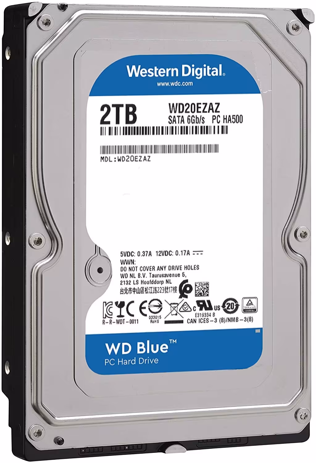 هارد اینترنال وسترن دیجیتال Blue ظرفیت 2 ترابایت