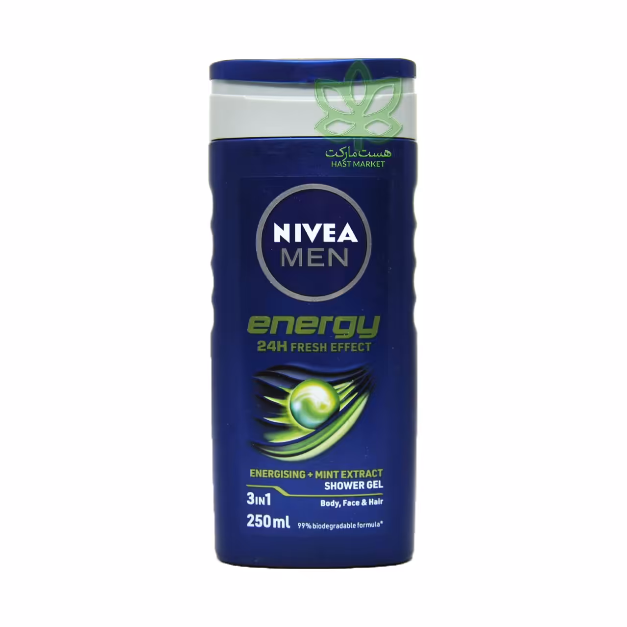 شامپو سر و بدن آقایان انرژی با عصاره نعنا 250 میل فرش افکت نیوآ - nivea