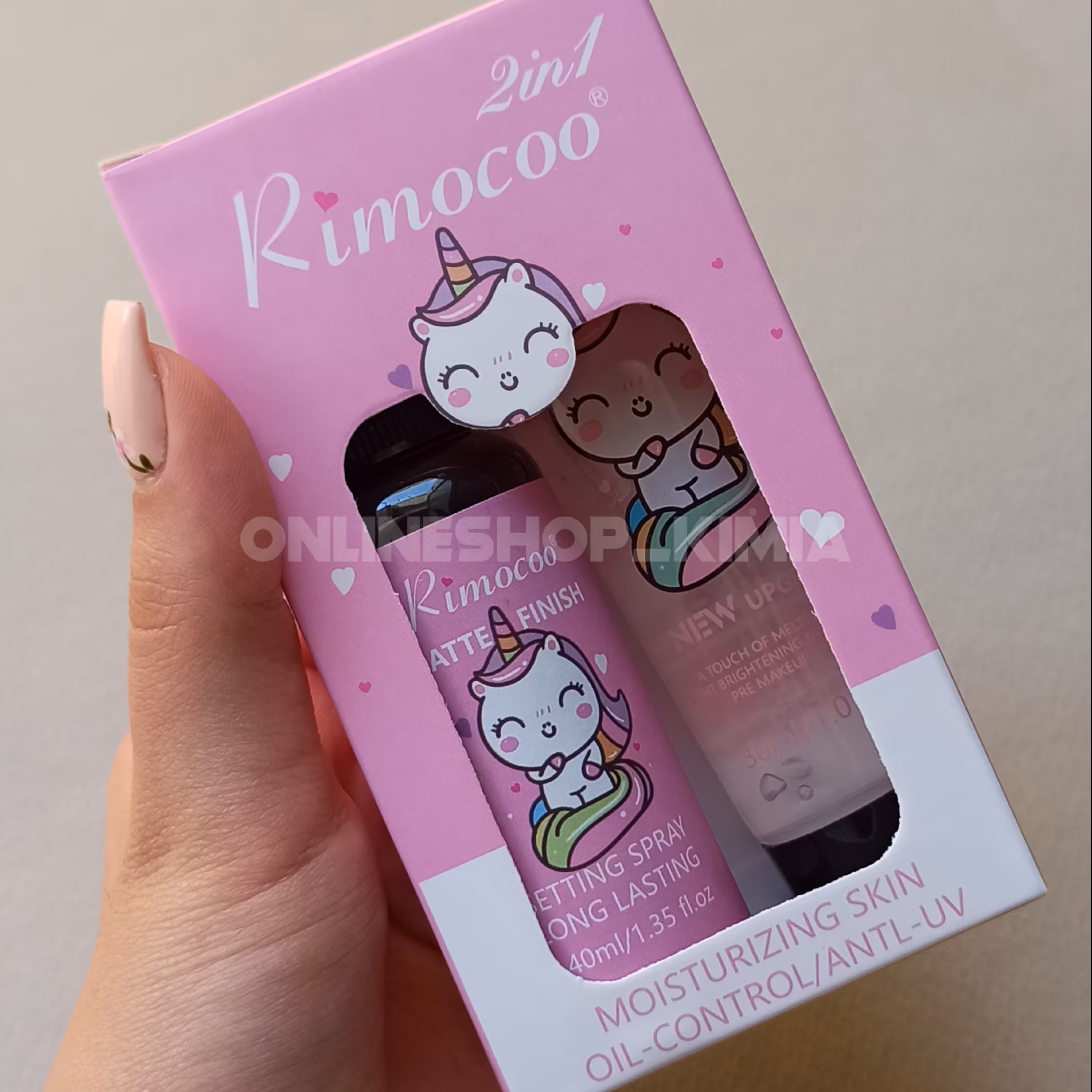 پک پرایمر و اسپری فیکس یونیکورن کادویی