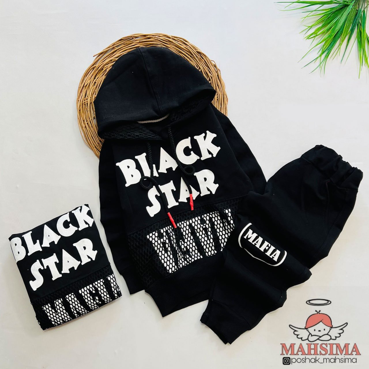 هودی شلوار اسپورت پسرانه دخترانه سایز   35  الی  50