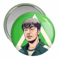 آینه جیبی خندالو مدل چو سانگوو بازی مرکب Squid Game کد 10800