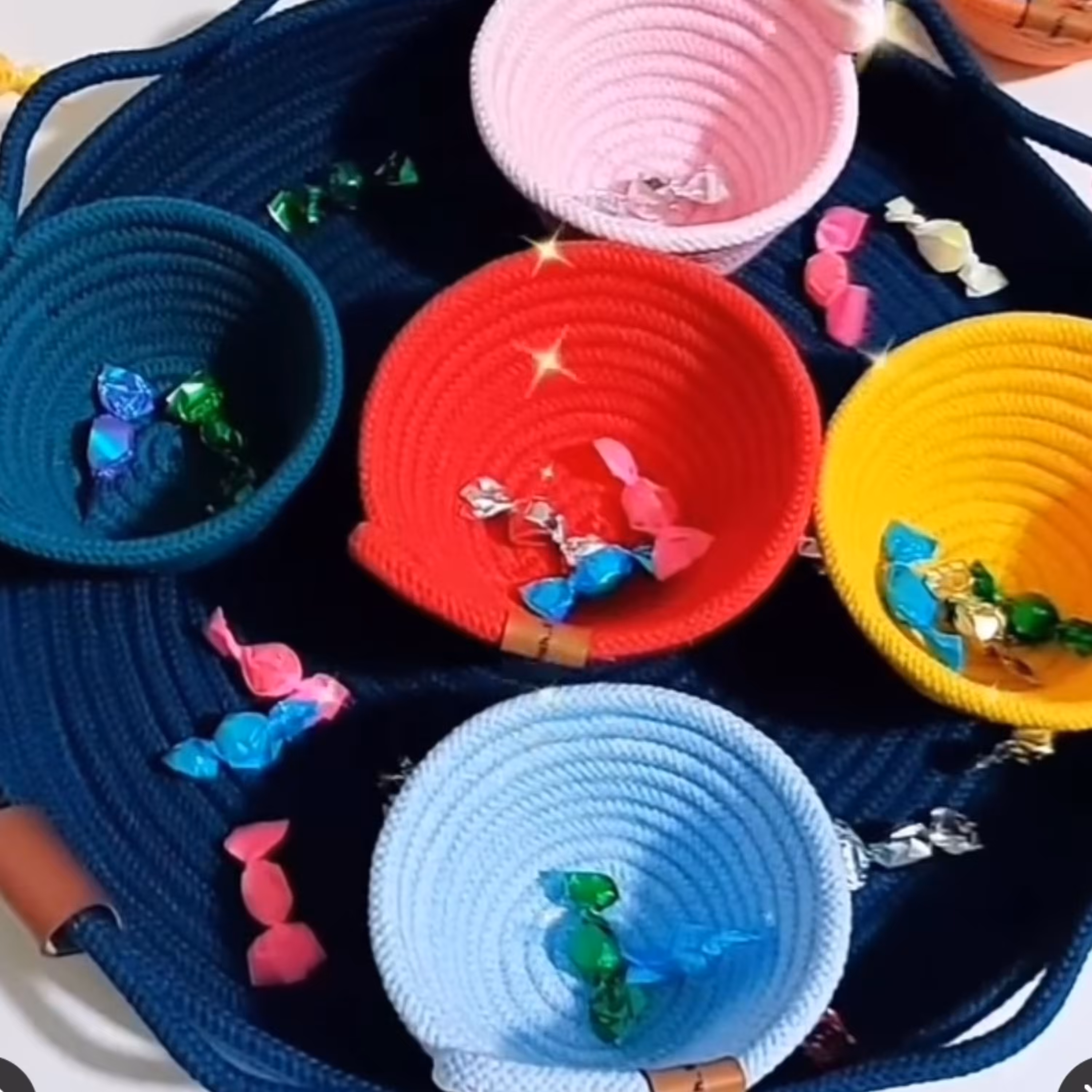 سینی دکوراتیو قیطان صنایع دستی