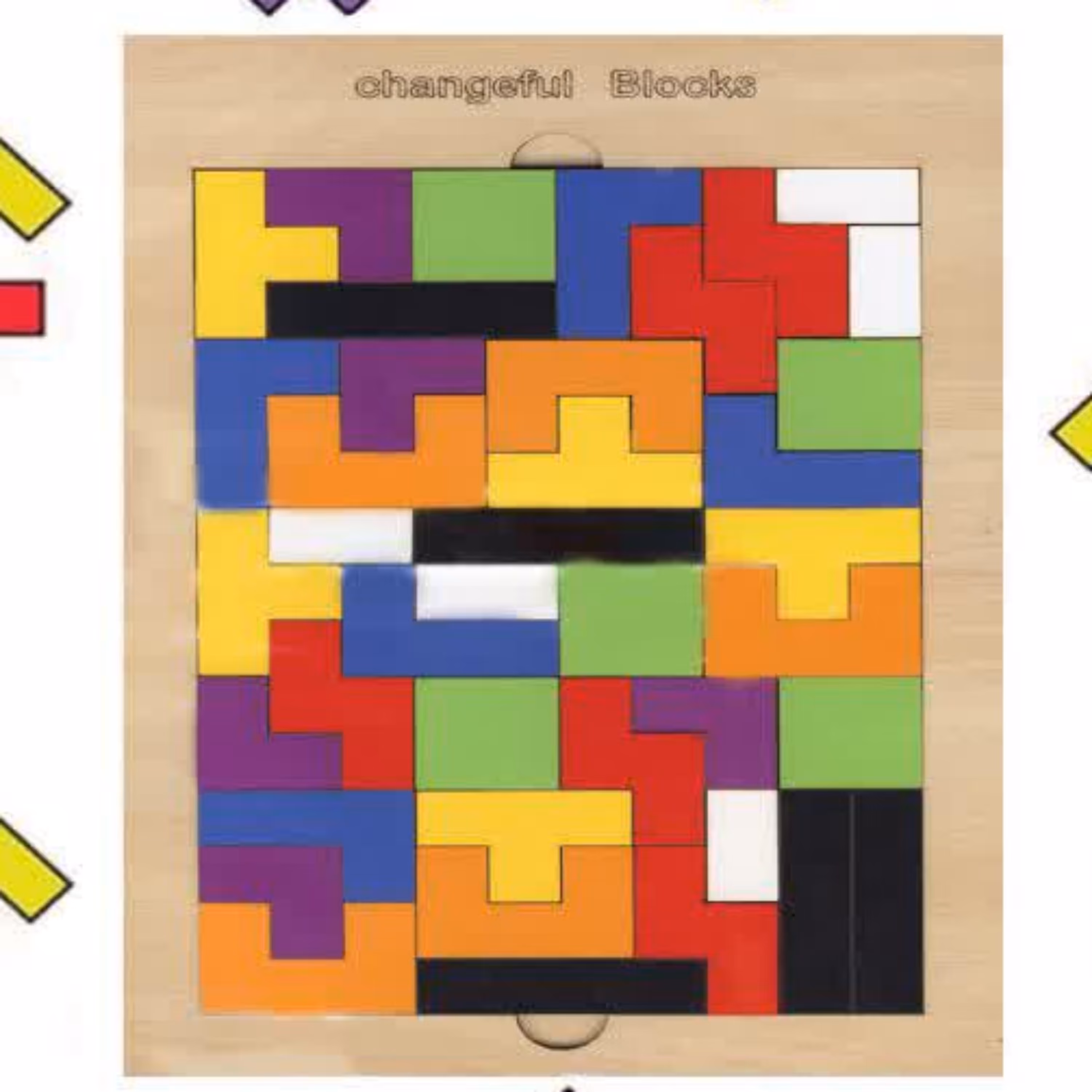 بازی فکری کاتامینو چوبی جذاب و چالش برانگیز مناسب برای 6 تا 99سال سایز متوسط