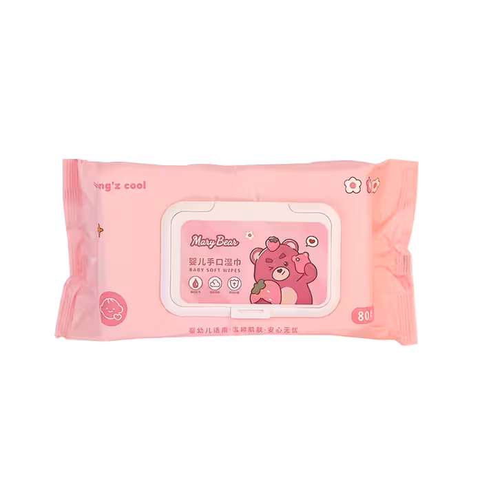 دستمال مرطوب مستطیلی طرح لوتسو