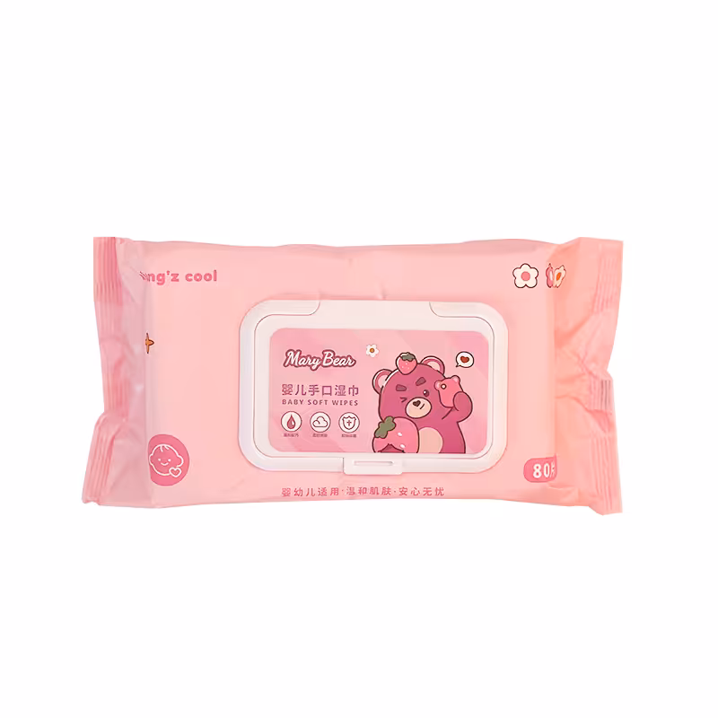 دستمال مرطوب مستطیلی طرح لوتسو